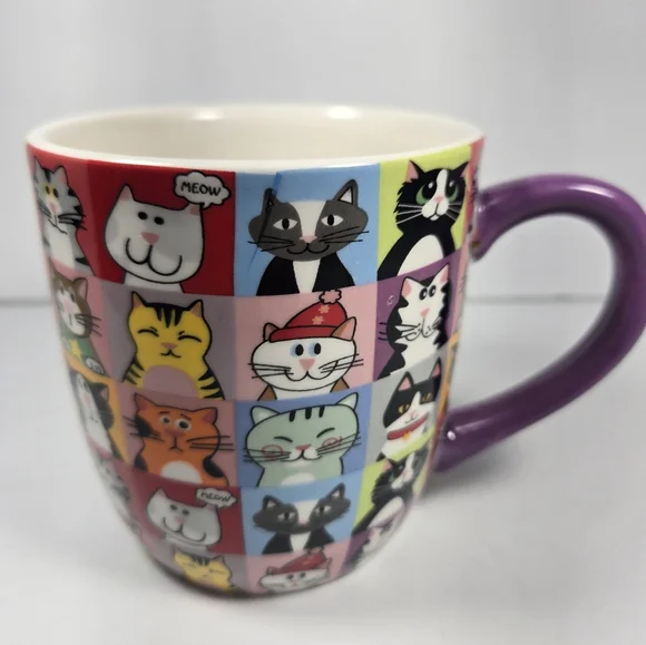 Kitty Cat Mug from The Animal Rescue Site Coffee / Tea Mug Cats AOP - Picture 3 of 6